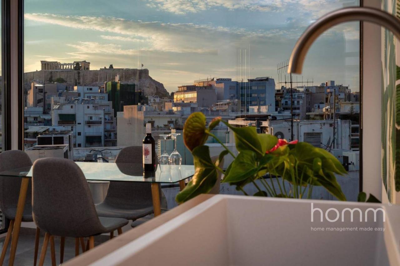 59M² Homm Loft- Penthouse With Acropolis View,2Ppl Apartment Атина Екстериор снимка